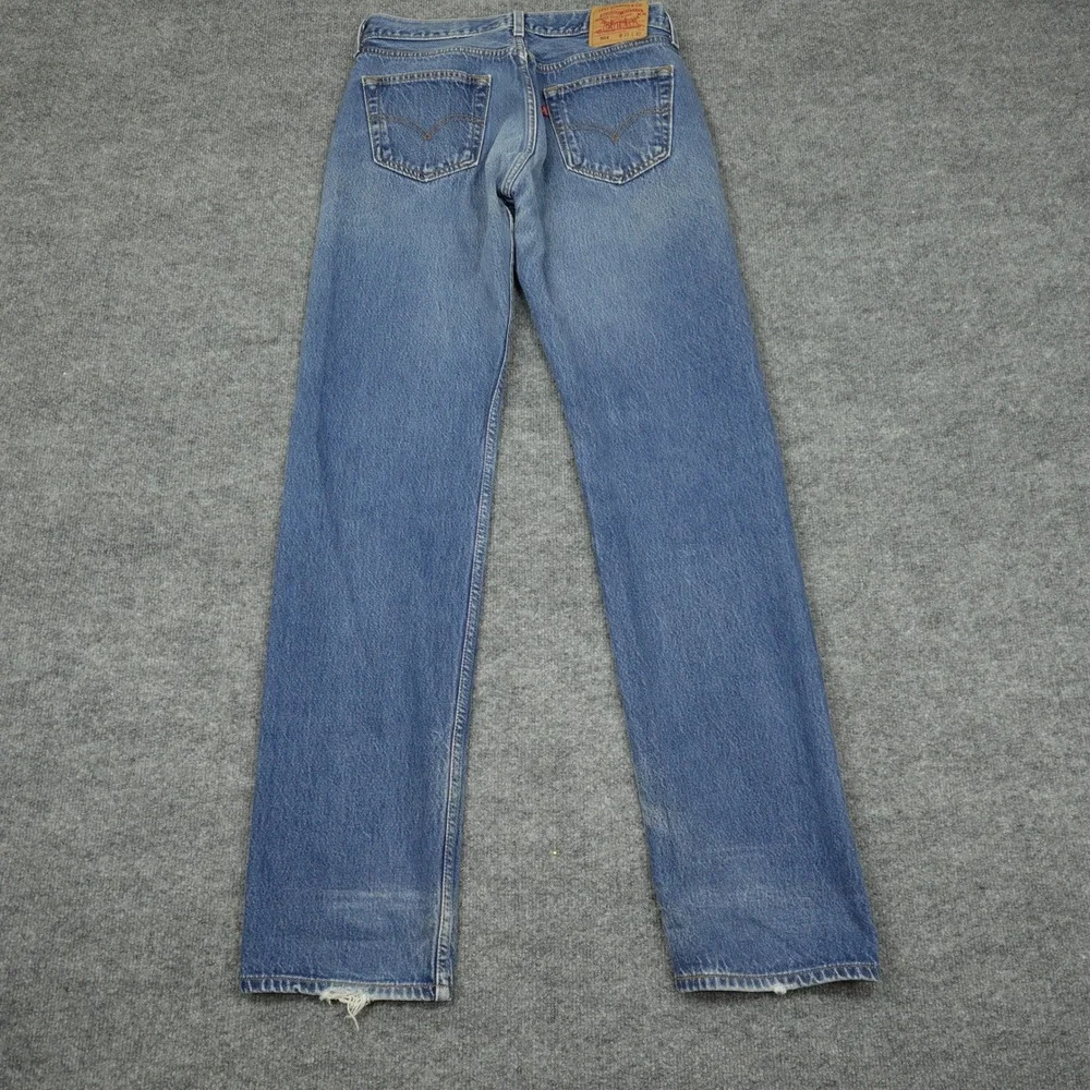 Vintage Levi's 501 Jeans Mens 33x36 Blue Straight Leg Button Fly Denim Classic